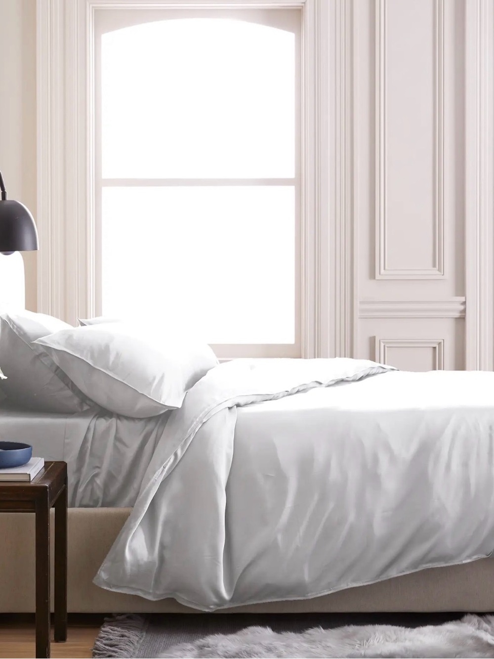 NWOT Quince White Bamboo Duvet Cover - Retails $124